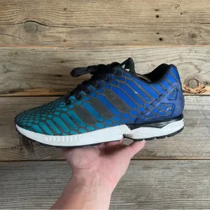 Men adidas ZX Flux Xeno Bold Blue Shoes Sneakers