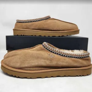 Men's 17 Ugg Tasman slip on slippers in Chestnut brown