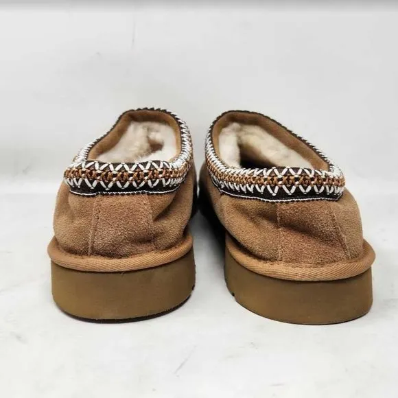 Men's 17 Ugg Tasman slip on slippers in Chestnut brown