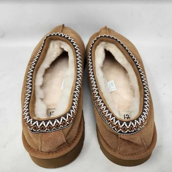 Men's 17 Ugg Tasman slip on slippers in Chestnut brown