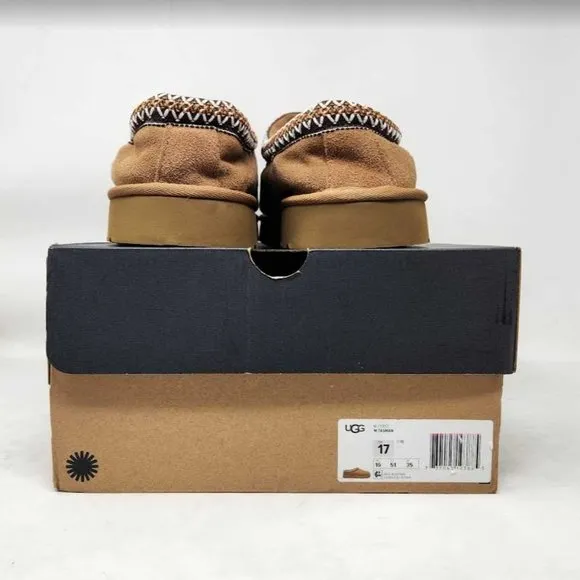 Men's 17 Ugg Tasman slip on slippers in Chestnut brown