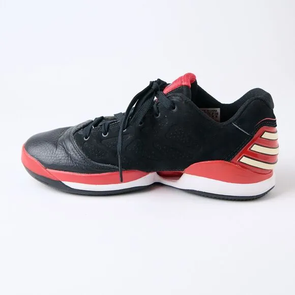 Men's adidas Rose 2.5 Low Chicago Bulls 'Away' Black/Red Basketball Shoes Size 8