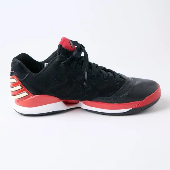 Men's adidas Rose 2.5 Low Chicago Bulls 'Away' Black/Red Basketball Shoes Size 8