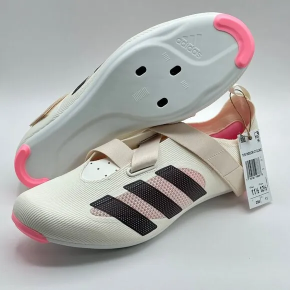 Men's Adidas The Indoor Cycling  Shoes Off White Shadow Maroon 3Bolt GX1669 Sz11