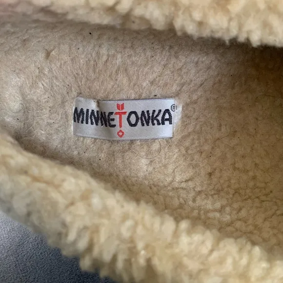 Mens Allen Minnetonka Moccasin Slippers Size 13