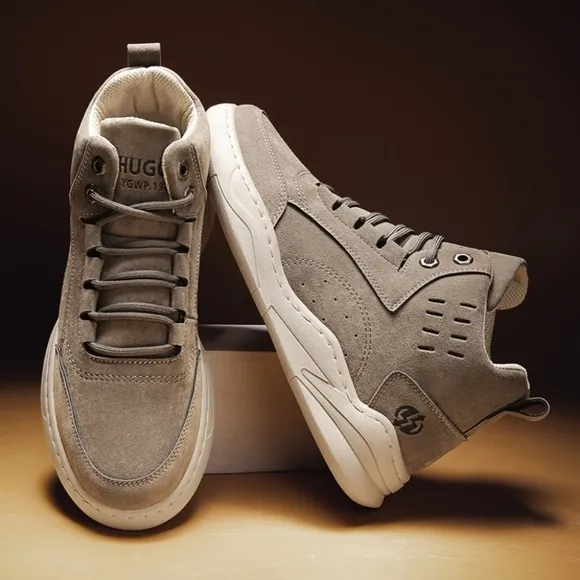 Men's Autumn Winter Warm Shoes, Anti-Skid Snow Boots, Outdoor Casual Sneakers