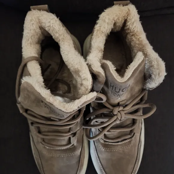 Men's Autumn Winter Warm Shoes, Anti-Skid Snow Boots, Outdoor Casual Sneakers