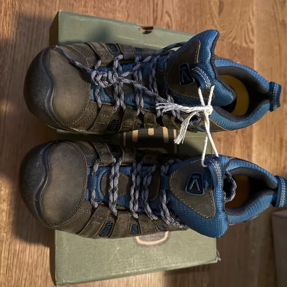 Men’s Blue and Black Hiking Shoes