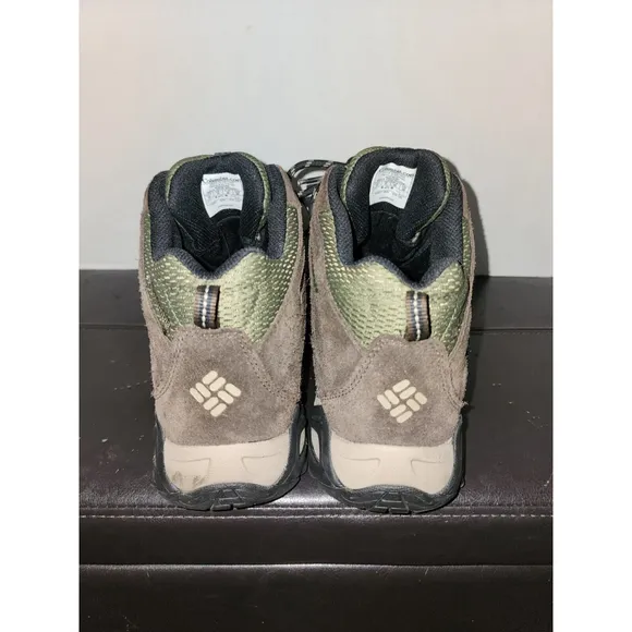 Mens Brown And Green Columbia Size 12 Wide Boots Omni Grip