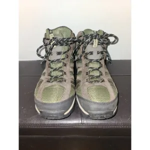 Mens Brown And Green Columbia Size 12 Wide Boots Omni Grip