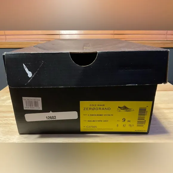 Men's Cole Haan Zerogrand Magnet/VPR Grey Knit Oxford Shoes. New with Box.