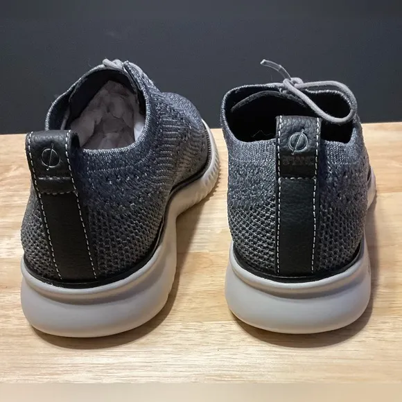 Men's Cole Haan Zerogrand Magnet/VPR Grey Knit Oxford Shoes. New with Box.