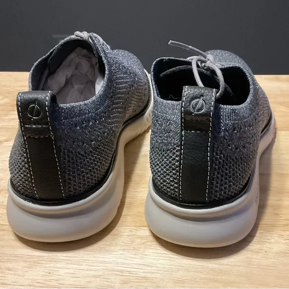 Men's Cole Haan Zerogrand Magnet/VPR Grey Knit Oxford Shoes. New with Box.