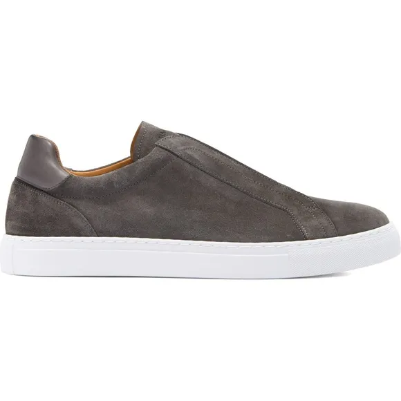 Men's Gray Slip-On Sneakers Like New