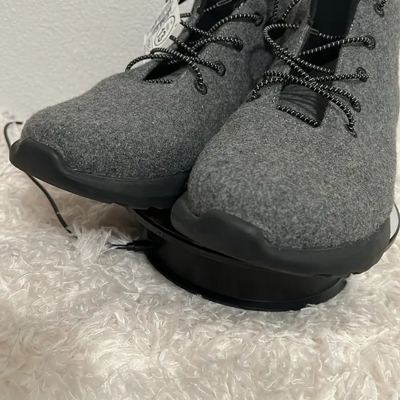 Men's Gray Wool Ankle Boots Hybrid Green Label Elwood Size 13
