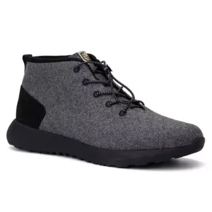 Men's Gray Wool Ankle Boots Hybrid Green Label Elwood Size 13