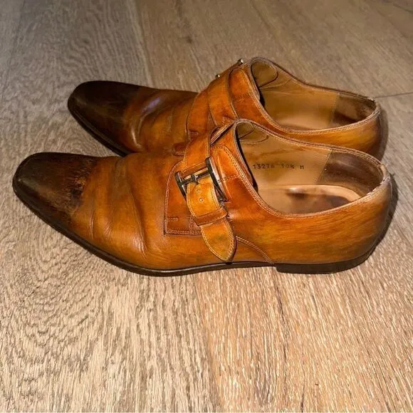 Men's Marco II Monk Strap Leather Dress Shoes