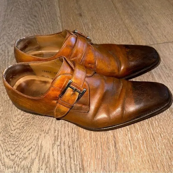 Men's Marco II Monk Strap Leather Dress Shoes
