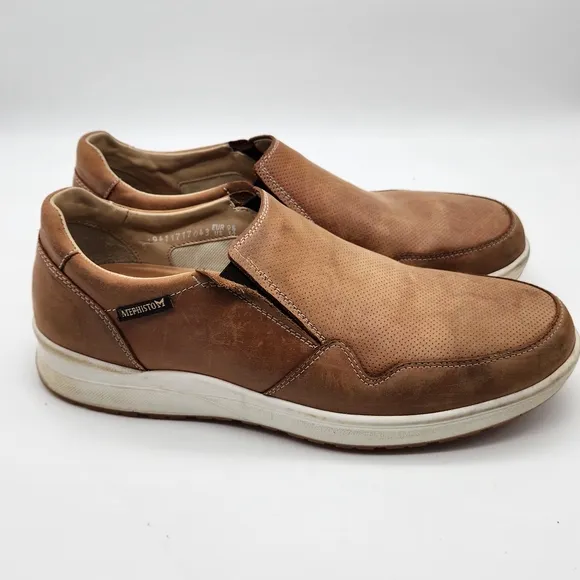 Men's Mephisto Valter Loafer Hazelnut Randy Smooth Leather 9.5M Pre-owned