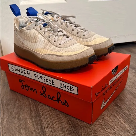 Men's Nike Tom Sachs “General Purpose Shoes” - Cream and Brown