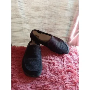 Men's Olukai Moloa Hulu Wool Blend Loafer Slippers Heather Gray Size 12M