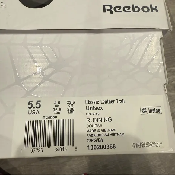 Mens Reebok‎ Spyder X CLASSIC LEATHER TRAIL Shoe