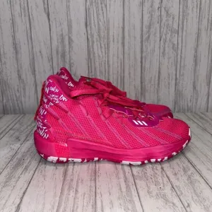 Mens Size 8 Adidas Dame 7 I Am My Own Fan Pink EUC
