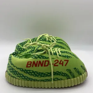 Mens Size 9/ 11 Yeezy Neon Puffy Slippers Casual Home Slip On Comfort Home Slide