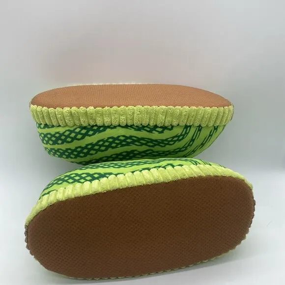 Mens Size 9/ 11 Yeezy Neon Puffy Slippers Casual Home Slip On Comfort Home Slide