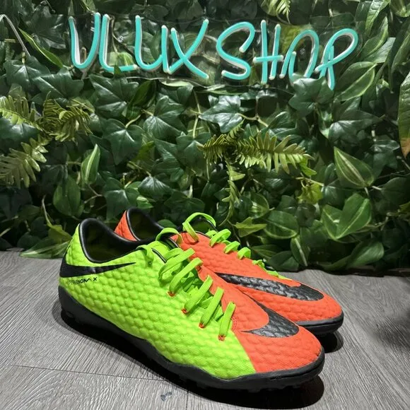 Mens Size 9 NIKE SKIN HYPERVENOM X  INDOOR SOCCER TURF SHOES Shoe 852562-308