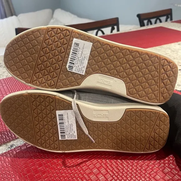 Men's TOMS Casual Shoes, Grey, Size 9
