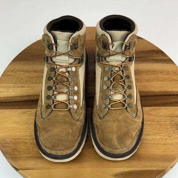 Mens Ugg Highland Hiker Chestnut Brown Leather Hiking Trail Boots Shoes Size 9 D