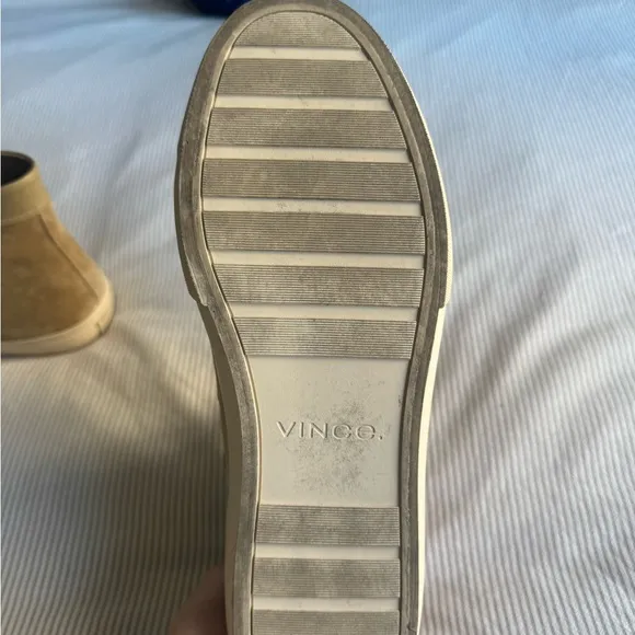Mens Vince High Top Suede Shoes - Size 9
