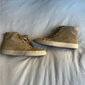 Mens Vince High Top Suede Shoes - Size 9