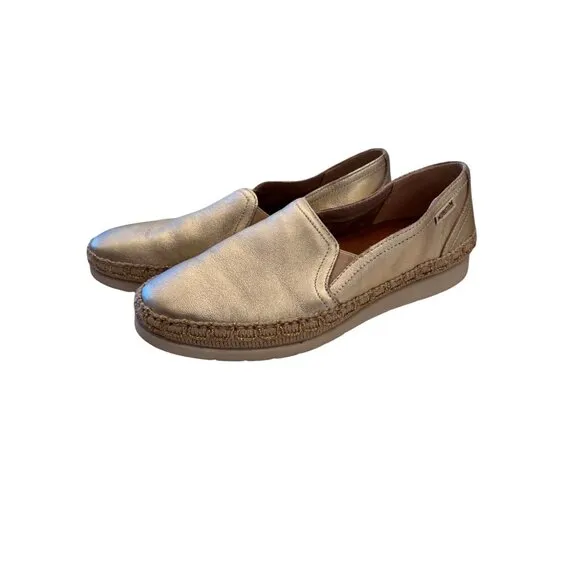 Mephisto Valina Gold Air Jet Nubuk Leather Gold Size 7.5 NWOB Women's