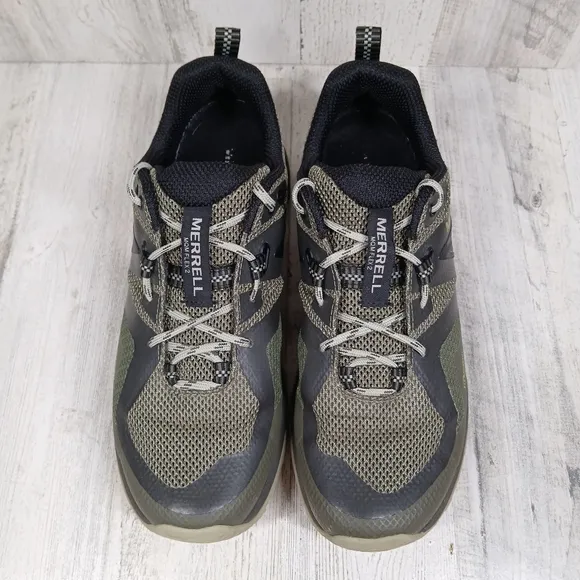 Merrell Alverstone 2 Waterproof Olive Green Black Trail Hiking Shoes Men's #703