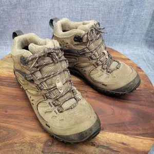 Merrell Chameleon Arc Mid Waterproof Canteen Trail Hiking Boots Taupe Womens 7.5