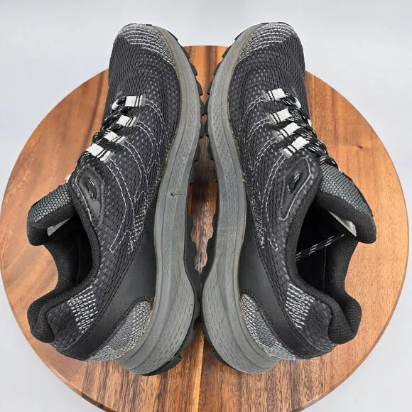 Merrell Fly Strike GTX Shoes Men's 8 Black Lace Up Outdoor Hiking Sneakers