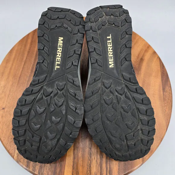 Merrell Fly Strike GTX Shoes Men's 8 Black Lace Up Outdoor Hiking Sneakers