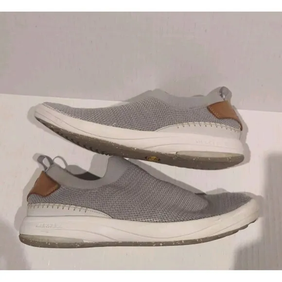 Merrell Gridway Shoes Sneakers Womens 8 Glacier Gray Knit J97548