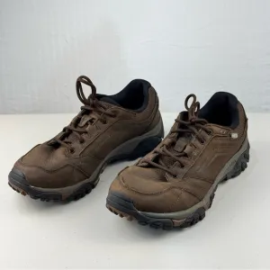 Merrell Men's Moab Adventure Moc Waterproof Brown Hiking Shoes Size 9.5 EUR 42.5