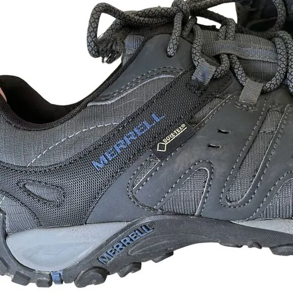 MERRELL Men’s Accentor Sport GORE-TEX® Outdoor Hiking Shoes Gray Black Blue 13
