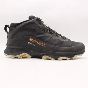 Merrell Moab Speed Mid GTX Waterproof Men's 9 Black Hiking Trail Boots Goretex