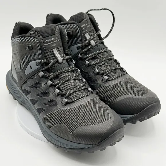 Merrell Nova 3 Mid Waterproof Hiking Boots Size 12 Mens Black New In Box
