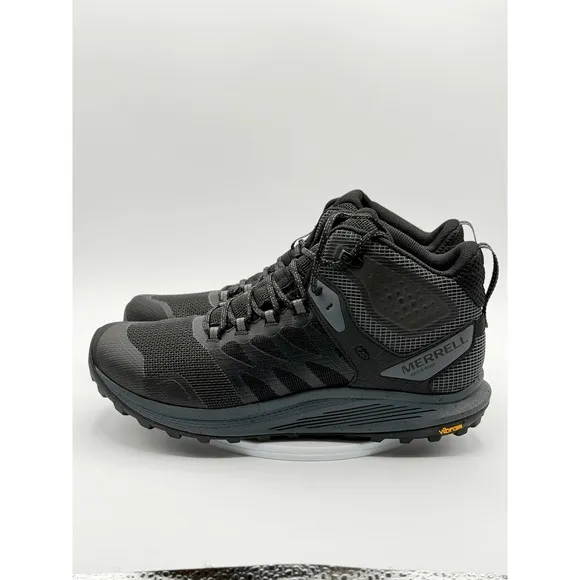 Merrell Nova 3 Mid Waterproof Hiking Boots Size 12 Mens Black New In Box