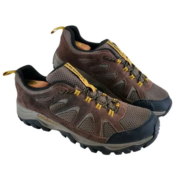 Merrell Oakcreek WP Hiking Shoes Mens 12 Brown Espresso Outdoor Gorpcore J036405