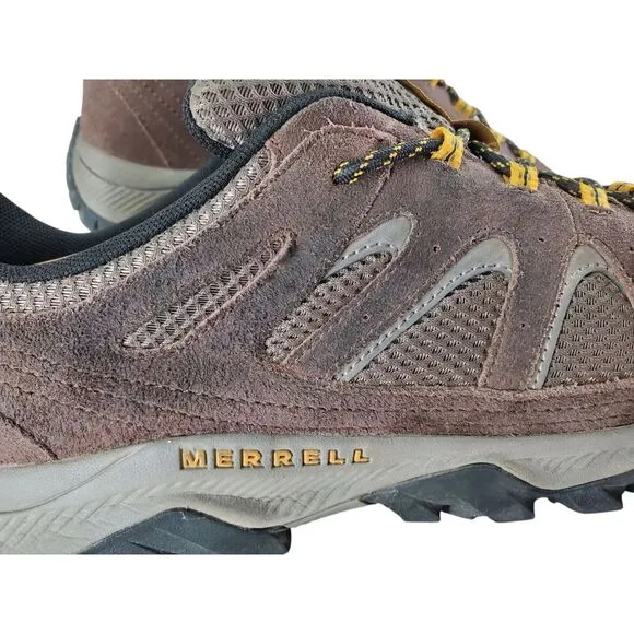 Merrell Oakcreek WP Hiking Shoes Mens 12 Brown Espresso Outdoor Gorpcore J036405