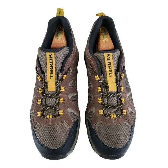 Merrell Oakcreek WP Hiking Shoes Mens 12 Brown Espresso Outdoor Gorpcore J036405