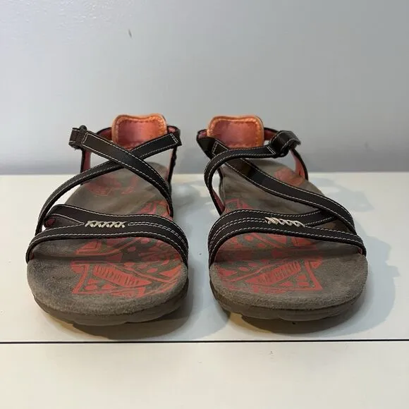 Merrell Sandals Womens 7 Sandspur Convertible Strappy Hiking Shoes Cocoa Coral