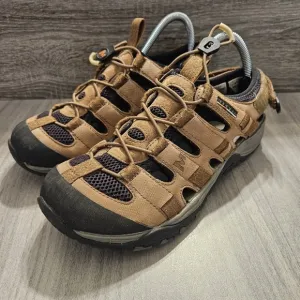 Merrell Shoes Mens Kangaroo Saugatuck Trail Straps Hiking Sandal Size 8 Vibram
